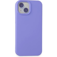 Glblseme Newface  Iphone 15 Kılıf Nano Içi Kadife Silikon - Lila
