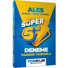 Yediiklim Yayınları 2027 Ales Tamamı Çözümlü Süper 5 Li Deneme