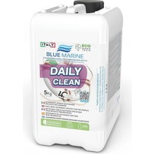 Blue Marine - Daily Clean Şişme Bot Deterjanı (5 Kg): Yıkayan, Parlatan ve Koruyan Değerli Mum Katkılı Günlük Bakım!