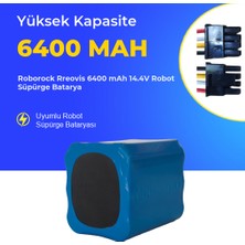 Ümit Maker Roborock Rreovis 6400 Mah 14.4V Robot Süpürge Batarya
