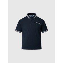 North Sails Regular Fit Kısa Kollu Çizgili Pamuk Erkek polo Yaka Tişört