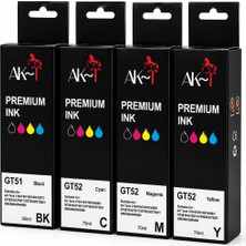 Akt Hp Gt-52 Magenta Muadil Mürekkep