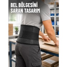 Sh Ticaret Çalışma Korsesi Güçlendirilmiş Elastik Bantlı Ayarlanabilir Bel Desteği