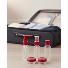Sh Ticaret Taşınabilir 5 Parça Seyahat Kozmetik Dolum Seti 30 ml