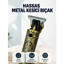 Sh Ticaret Edilebilir Saç Sakal Kesme Makinesi 300 Dakika Kullanım 3 Taraklı