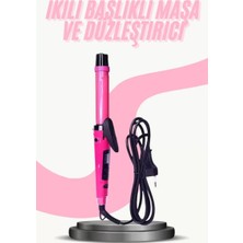 Sh Ticaret Saç Düzleştirici Şekillendirici Saç Maşası Ikili Şekillendirici Isı Ayarlı