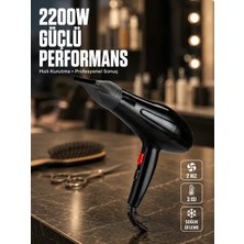 Sh Ticaret Soğuk Üfleme Özellikli 2200W Profesyonel Fön Makinesi