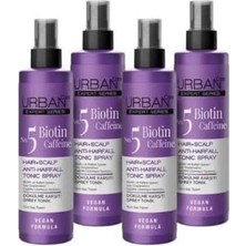 Expert Biotin ve Kafein Dökülme Karşıtı Saç Toniği 200ML x 4-Vegan-Hızlı Uzamaya Yardımcı