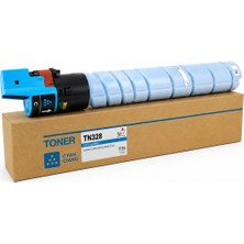 Akt Konica Minolta TN-328 Cyan Muadil Toner Kartuşu