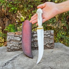 Köse Mehmet Kamp Bıçağı - Geyik Boynuzu Sap - 34 cm