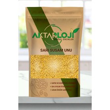 Aktarloji 1 kg Sarı Susam Unu / Susam Tozu / Ketojenik Beslenme - Yellow Susame Flour- Katkısız & Doğal