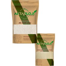 Aktarloji Glutensiz 3'lü Darı Ekmeği Seti | 1 kg Ak Darı Unu + 50 gr Karnıyarık Tohumu Tozu + Kuru Maya