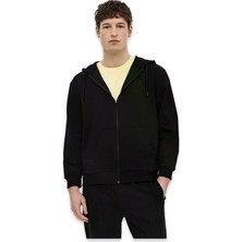 Lumberjack SN72HOODIE Basic Hoodie Sweat Siyah Erkek Sweatshirt