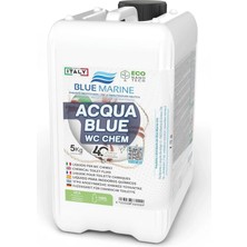 Blue Marine - Acqua Blue Wc Chem Tuvalet Katkısı Koku Giderici (5 Kg): Karavan ve Tekneler Için Formaldehitsiz, Güçlü Koku ve Atık Giderici!