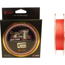 Captain Upgrade Aji Pe 4x Slicone Coating Ip Misina 150MT Pink White