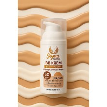 Şeyma Naturel Bb Krem 50 ml Güneş Kremi | 50 Faktörlü Koruma Kalkanı | Ten Renginde Kapatıcı Özellikte | Doğal ve Özgün Formülasyon