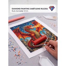 İğne İzi Taşlı Pano Sabitleme Rulosu - Taş Işleme Pano Sabitleme Rulosu - Silikon Başlık Baskı Rulosu- Diamond Painting - Elmas Mozaik Aksesuarı -