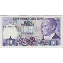 Banknoting 7. Emisyon 2. Tertip 1000 Lira F44 Çil.