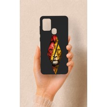 Vip Case Samsung A21S Uyumlu Kesik Aslan Desenli Silikon Kılıf