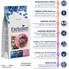 Exclusion Monoprotein Tavuklu Narlı ve Yaban Mersinli Düşük Tahıllı Yavru Kedi Maması 1,5kg