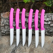 Köse Mehmet 6'lı Meyve Bıçağı Seti – Plastik Sap - 20 cm