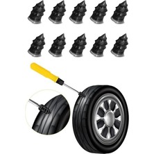 BENCEAL 10'lu Set Oto Araç Motosiklet Lastik Tamir Kiti Kauçuk Vida Seti