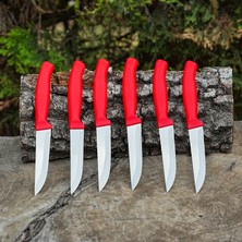 Köse Mehmet 6'lı Meyve Bıçağı Seti – Plastik Sap - 20 cm