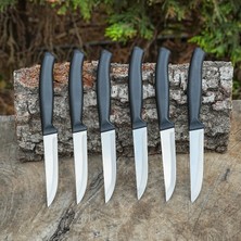 Köse Mehmet 6'lı Meyve Bıçağı Seti – Plastik Sap - 20 cm