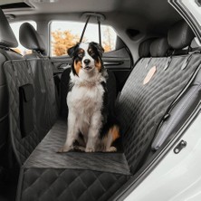 Rudelkönig  Su Geçirmez Köpek Örtüsü, Araba Arka Koltuğu Koruyucu, Yan Koruma ve Pencereli