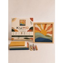 Kinusaiga Hobi Seti – Dikişsiz Kumaş Mozaik Sanatı Kendin Yap Dıy Seti – 20 x 20CM