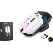 Mouse Kablosuz Gaming Tri Mode Rgb 10000 Dpı 7 Tuş Makrolu Mkespn W19