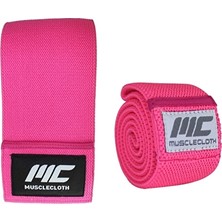Musclecloth Loop Band + Active Loop Band Direnç Bandı Seti Pembe Orta