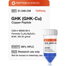 Peptide Sciences Ghk-Cu 200MG (Copper Peptide) (Topical)
