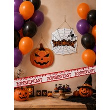 Parti Adresi Cadılar Bayramı Balonlu Parti Seti – Halloween Konsept Dekorasyonu