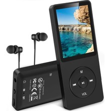 Agptek A02 A20 Mp3 Çalar, 1.8 Inç Tft Ekran, 70 Saat Oynatma, Fm Kayıtlı