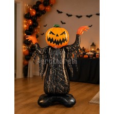 Parti Adresi Halloween Korkunç Balkabağı Folyo Balon Ayaklı Cadılar Bayramı Parti Balonu 115 cm