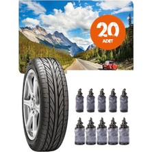 BENCEAL 20'li Araba Oto Motosiklet Kamyon Lastik Teker Tamir Kiti Kauçuk Vida Seti