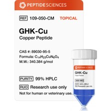 Peptide Sciences Ghk-Cu 1gram (Copper Peptide) (1000MG) (Topical)
