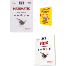 Limit Yayınları Limit Ayt Matematik ve Fizik Soru Bankası + Planlama Defteri
