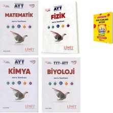 Limit Yayınları Limit Ayt Matematik Fizik Kimya ve Biyoloji Soru Bankası  4lü Set + Planlama Defteri