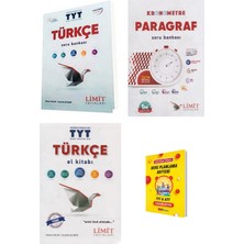 Limit Yayınları Limit Tyt Türkçe Paragraf Soru Bankası ve El Kitabı 3lü Set + Planlama Defteri