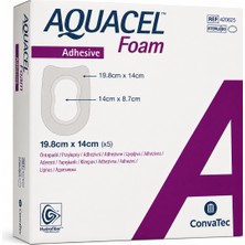 Convatec Aquacel Foam Adhesive Heel Yapışkanlı Topuk Yara Örtüsü 19,8 x 14 cm (1 Adet)
