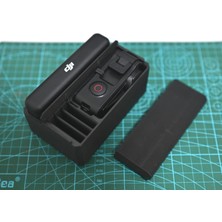 Print Zone Djı Osmo Action 4 / 5 Pro Entegre Şarj Yuvalı Koruyucu Taşıma Kutusu ve Organizer