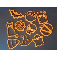 BarsDepo Hallowen Cadılar Bayramı Kurabıye Kalıbı 10'lu