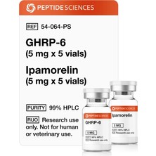 Peptide Sciences Ghrp-6 (5mg x 5) And Ipamorelin (5mg x 5)