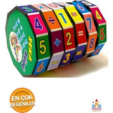 Papatyampartievi Eğitici Matematik Zeka Küpü - Sihirli 4 Işlem ve Çarpım Tablosu Oyuncak