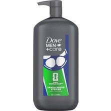 Dove Men Sandalwood Striker Yüz Yıkama ve Duş Jeli 946ML