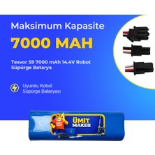 Ümit Maker Tesvor S9 7000 Mah 14.4V Robot Süpürge Batarya