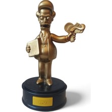Hureggo Vintage The Simpsons Apu Gold Figür - 2007 Burger King Koleksiyon - 11.5 cm