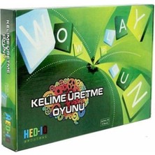 Rubyco HEDİ Scrabble Kelime Üretme Oyunu Eğitici İçerik ile Çok Oyunculu Eğlenceli Oyun Deneyimi